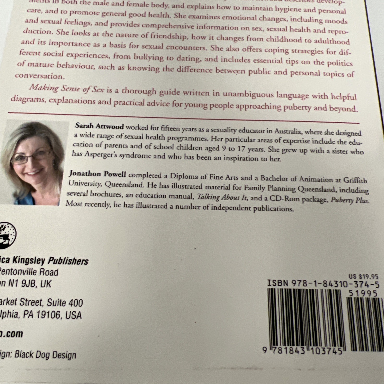 Making Sense of Sex “Guide for People w/Asperger’s Syndrome” by Sarah Atwood