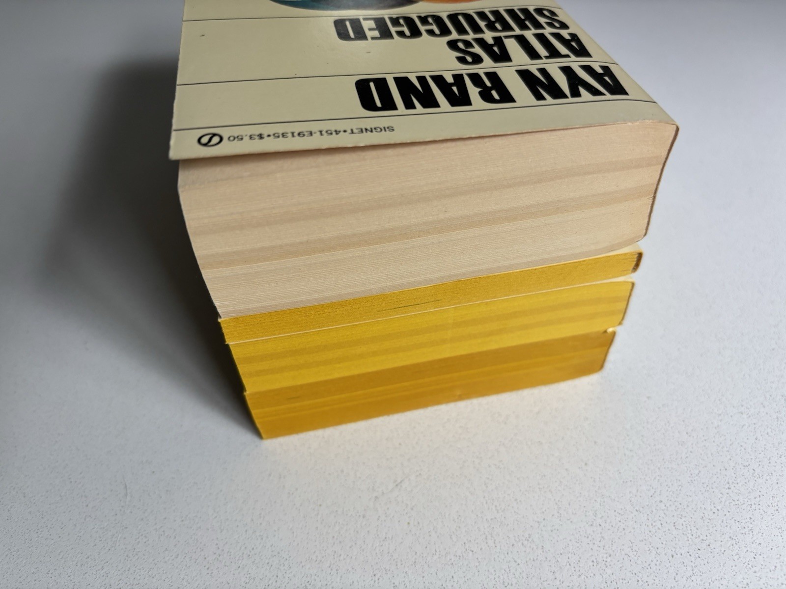 Ayn Rand Lot of 4 Vintage Paperback Books Atlas Shrugged, The Fountainhead