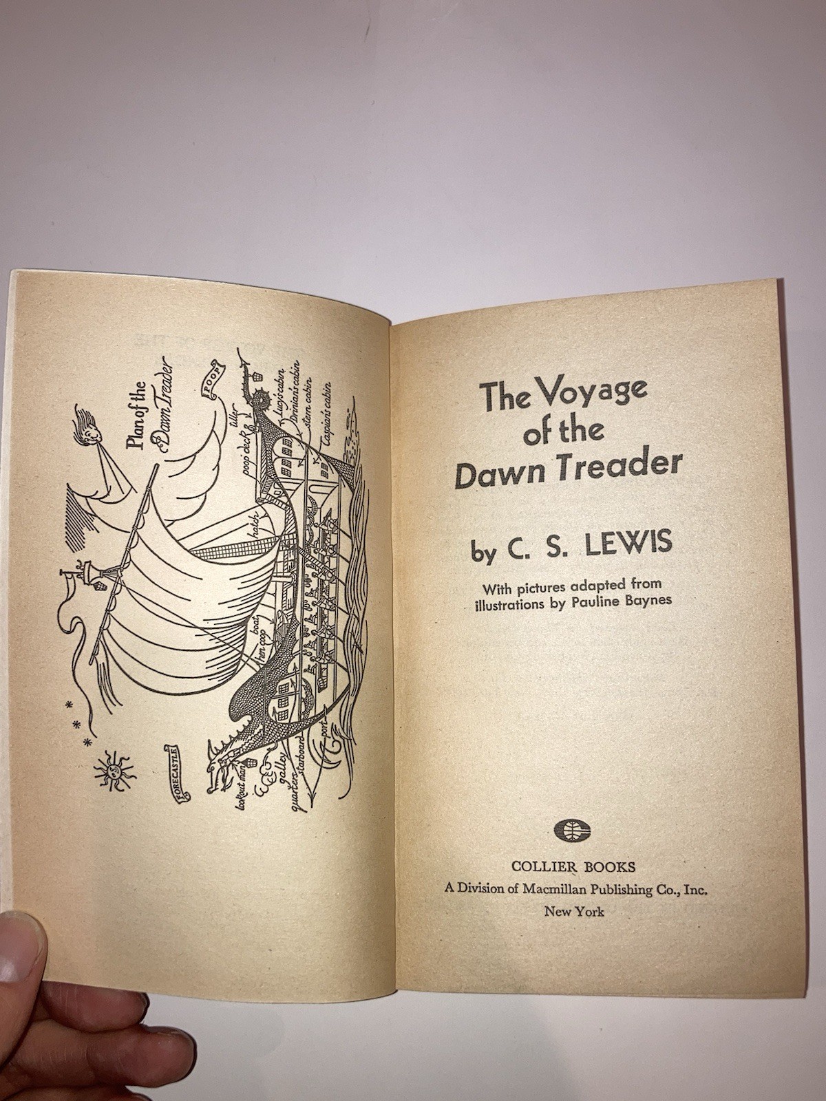 The Chronicles of Narnia by C.S. Lewis Fantasy Collier Books Paperback Set