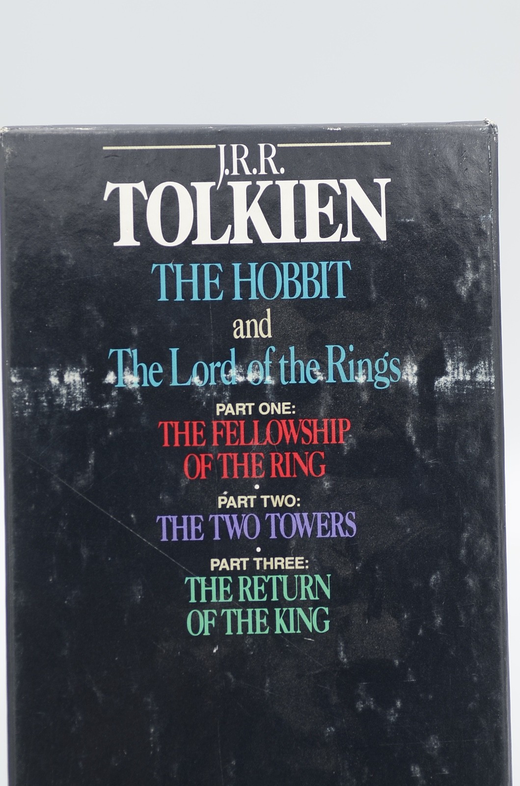 JRR Tolkien The Lord of the Rings Trilogy + Hobbit 50th Anniversary Box Set