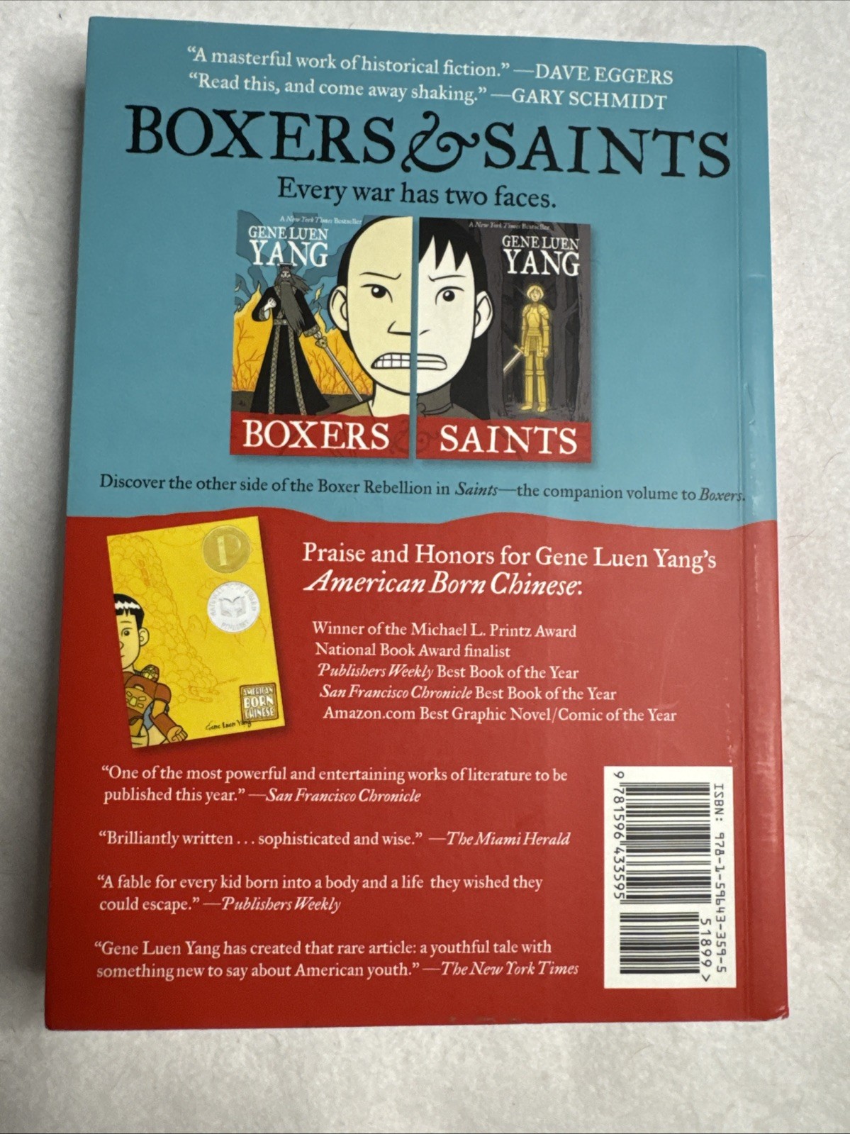Boxers by Gene Luen Yang (2013, Trade Paperback)