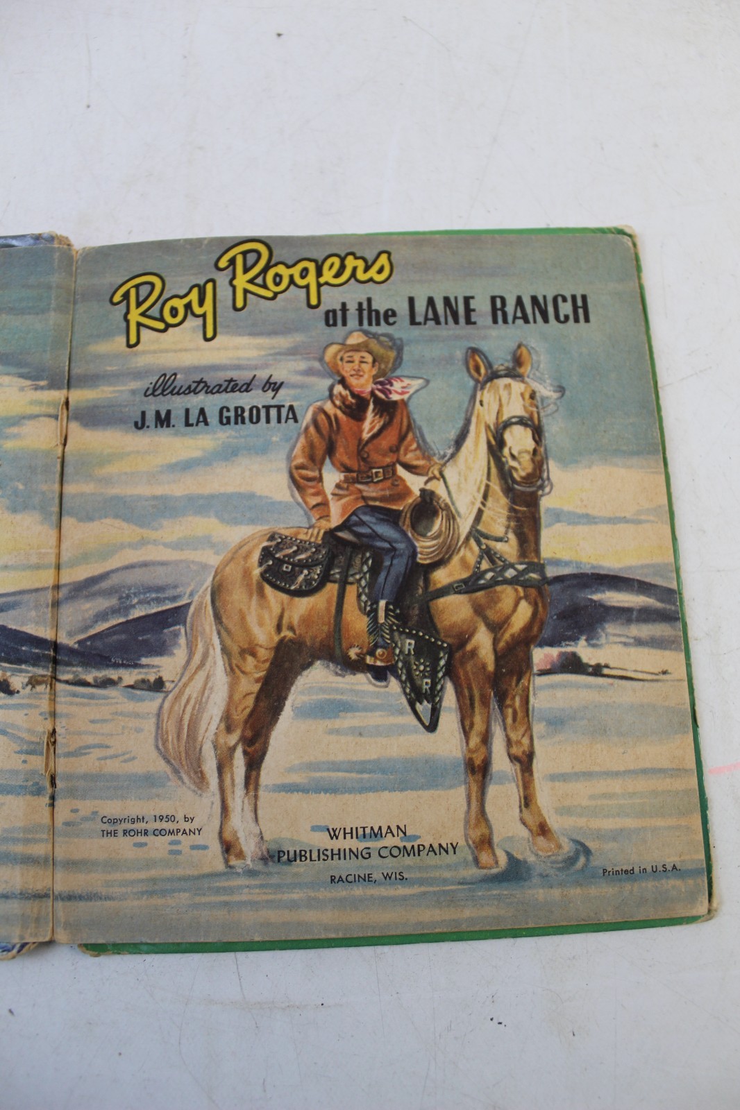 Roy Rogers at the Lane Ranch plus record Hoofbeat Serenade 1950