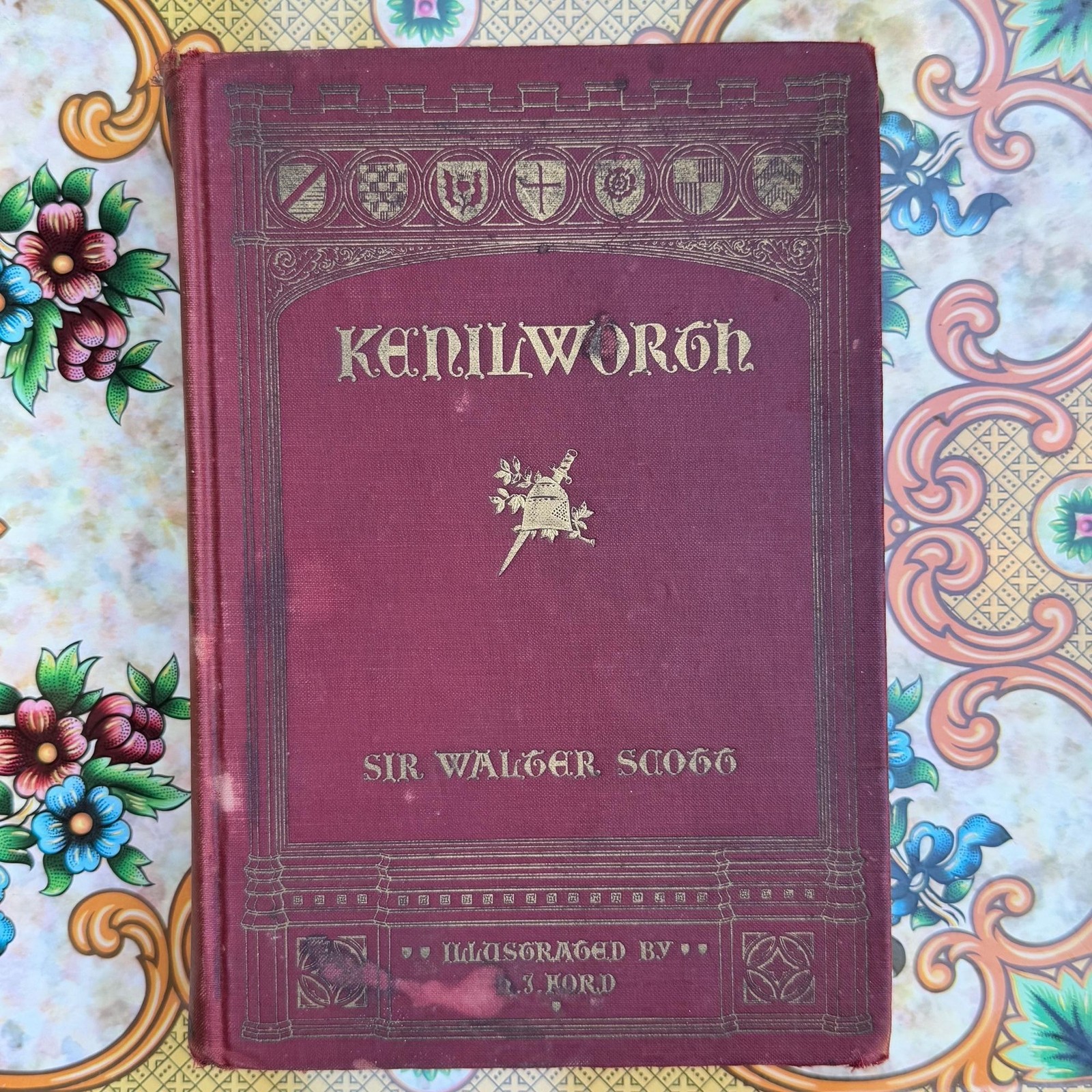 Antique Kenilworth by Sir Walter Scott, illus. Henry J. Ford Victorian Era Novel
