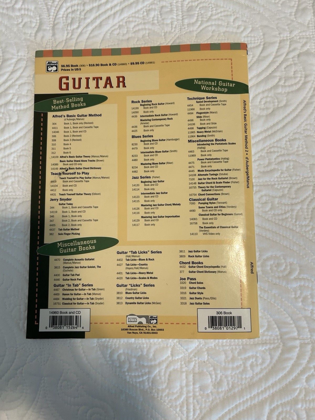 Alfred’s Basic Guitar Method 2 by Alfred d’Auberge; Morton Manus New