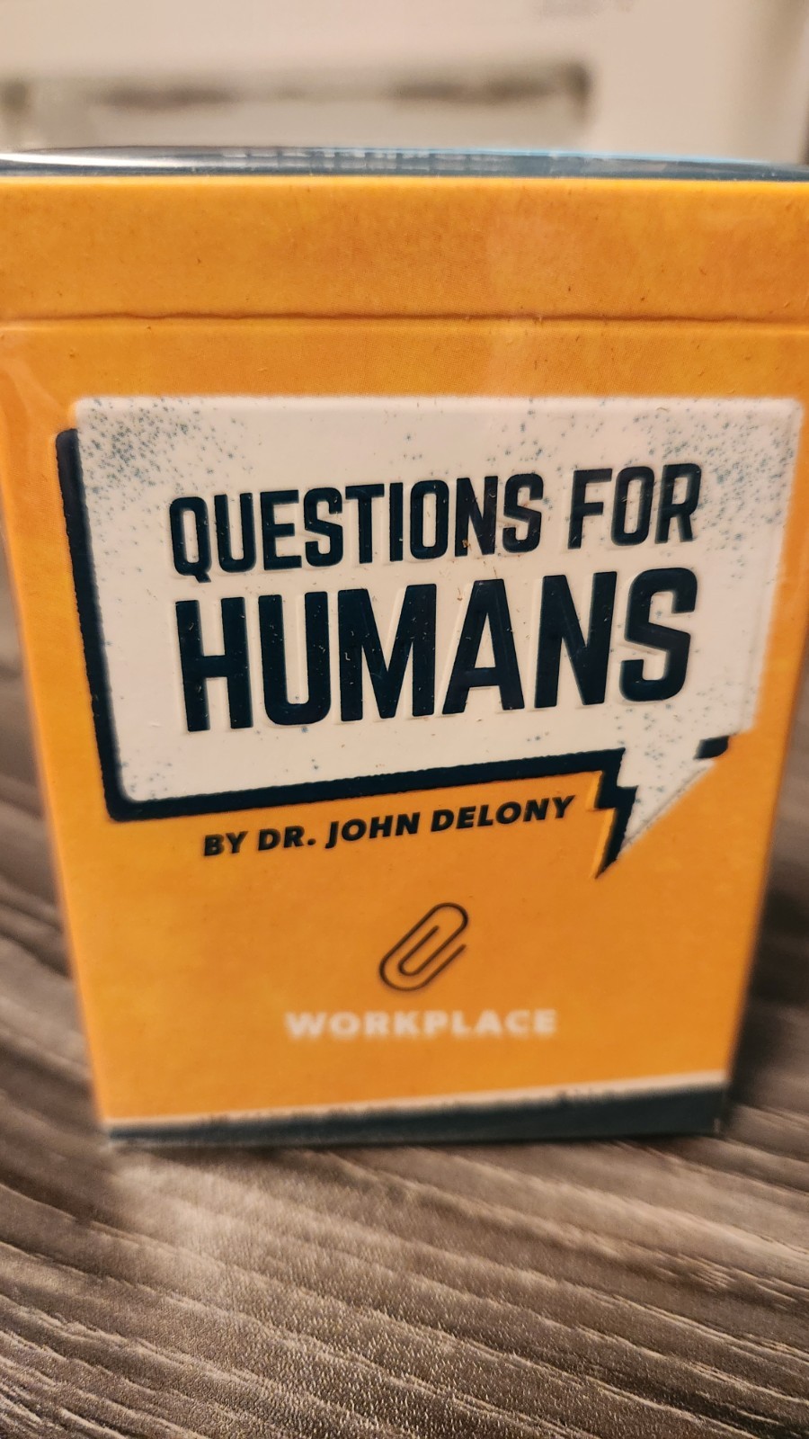 Questions for Humans: Workplace by John Delony (2022, Cards,Flash Cards)