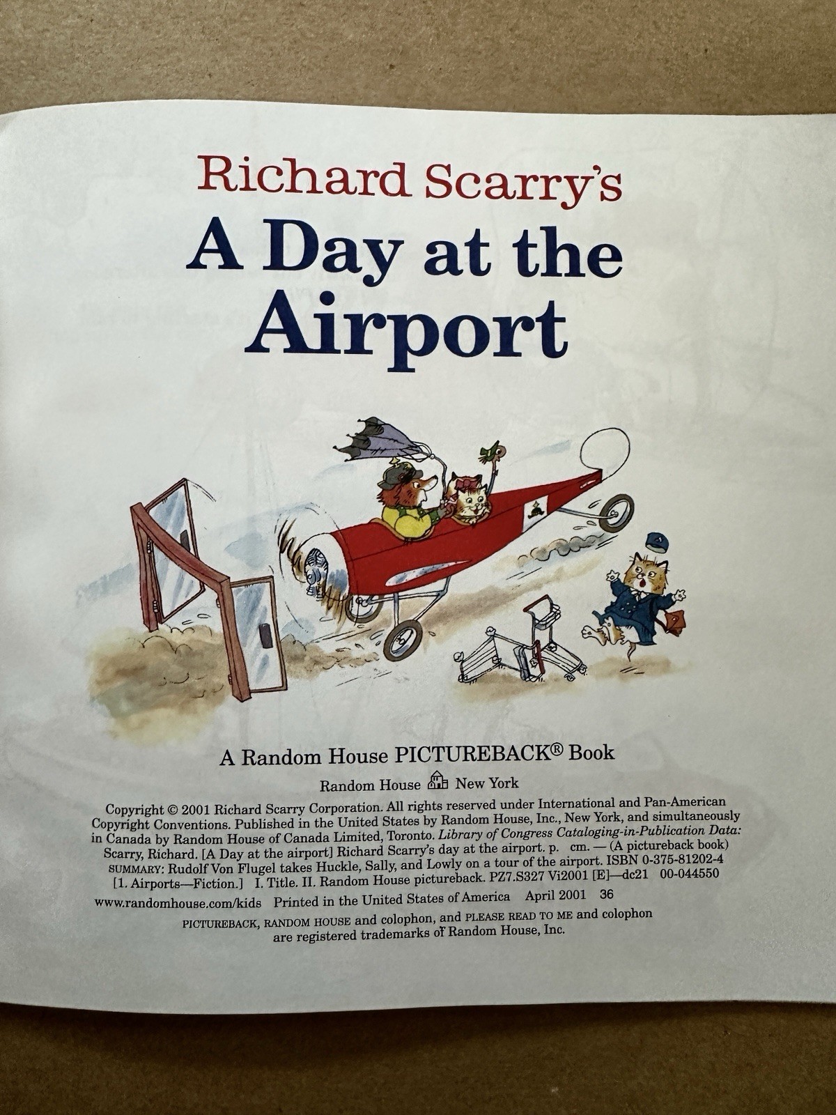 Lot of 6 Richard Scarry Busy Town Books 5 Vintage PB/HC
