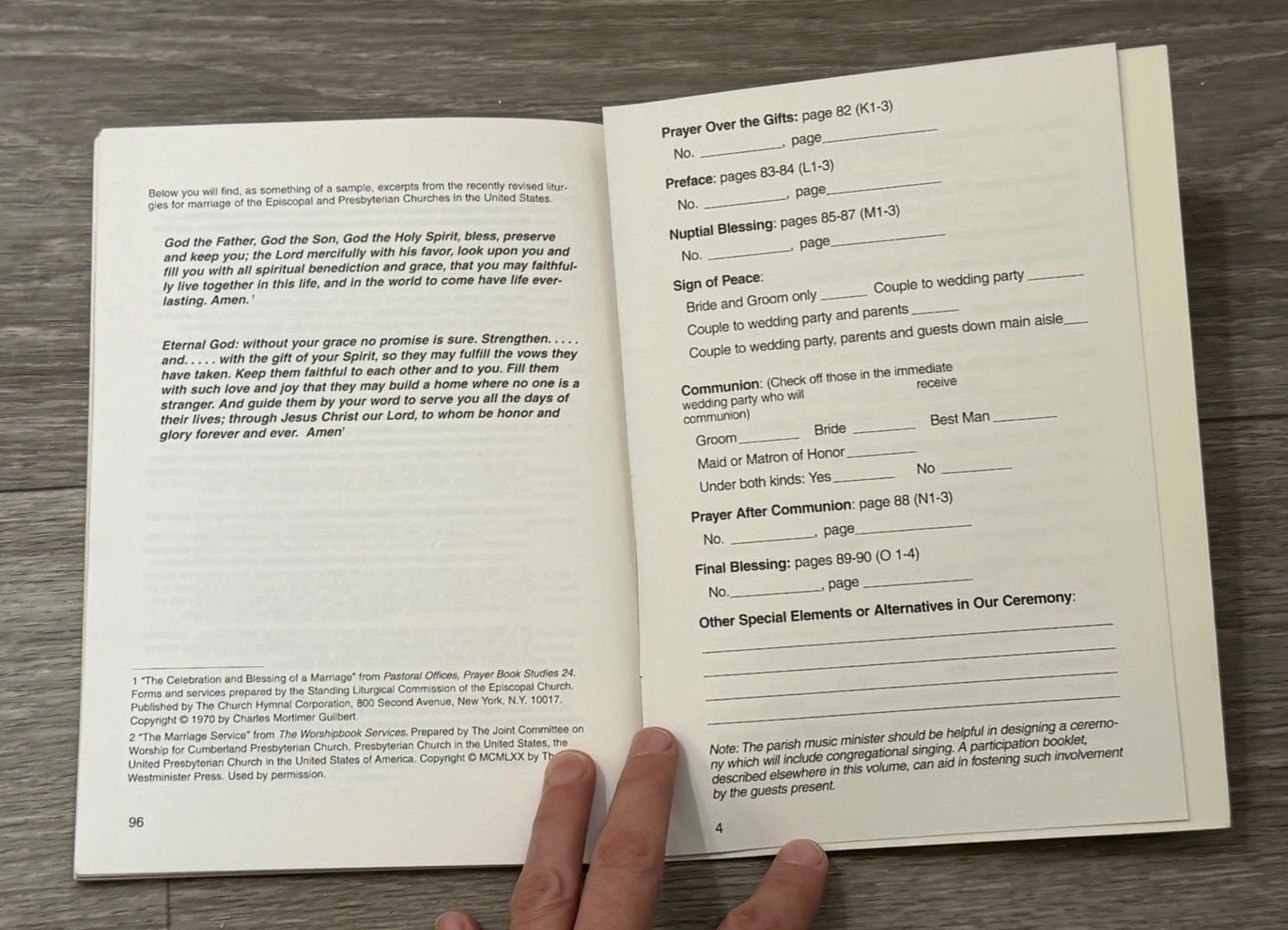 VINTAGE Together For Life Catholic Book – WRITING IN BOOK – 1997 Ave Maria Press