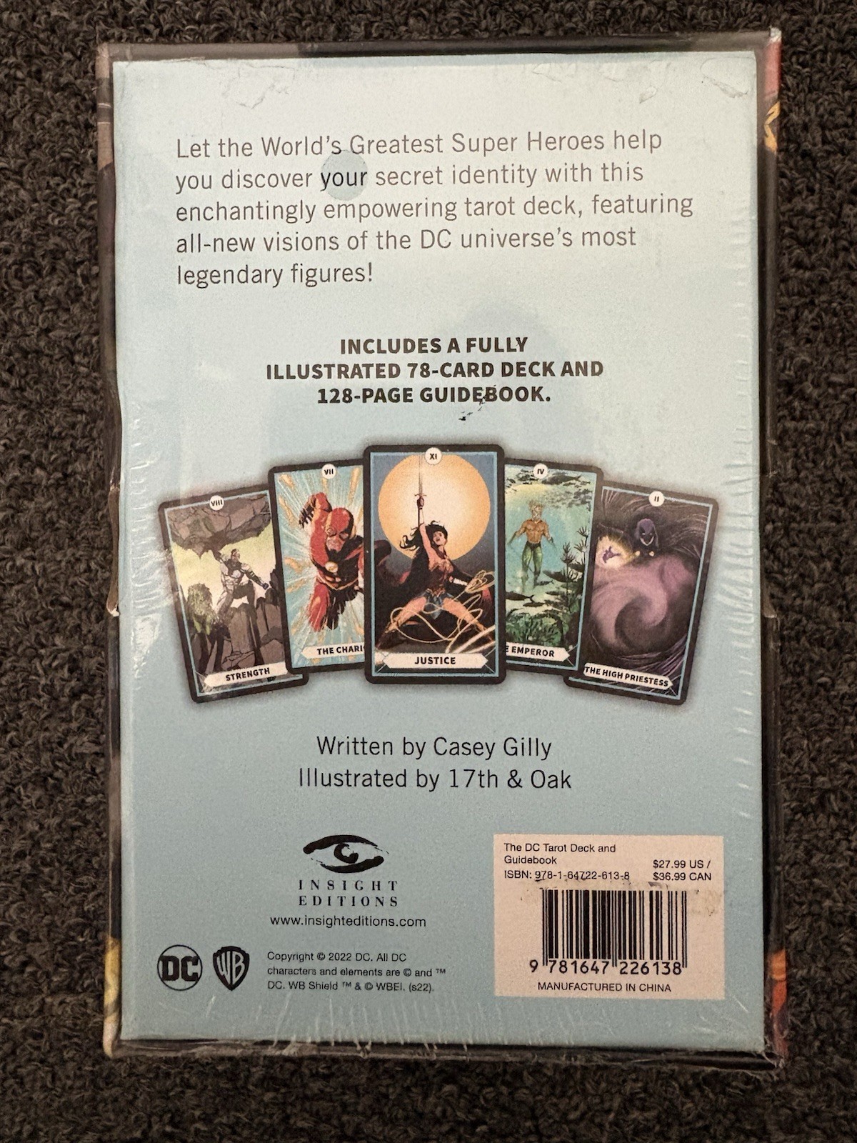 The DC Tarot Deck and Guidebook