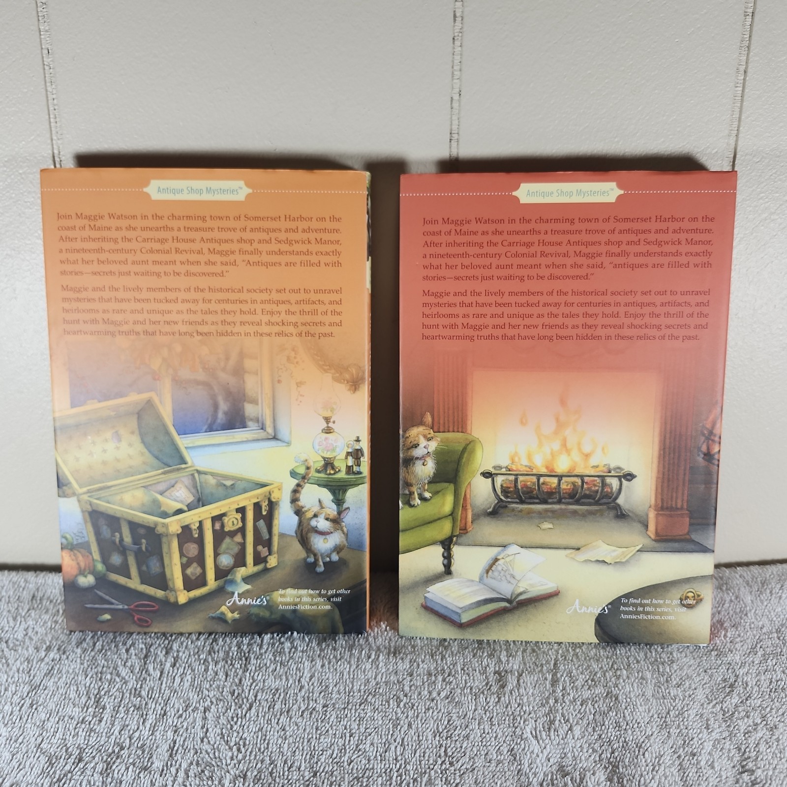 Annie’s Antique Shop Mysteries – Lot Of 6 Hardcover Books – Great Condition