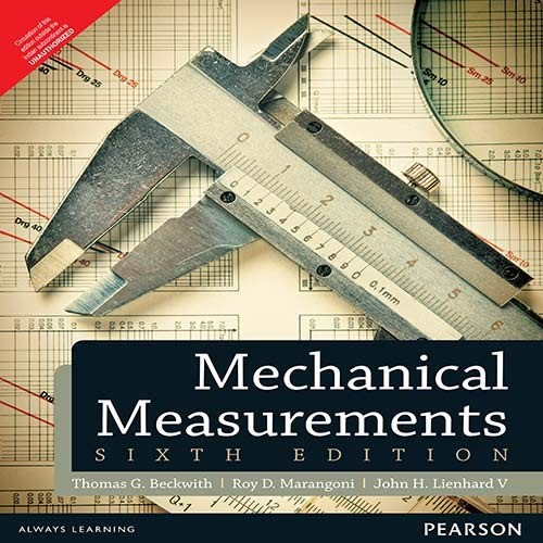 Mechanical Measurements – paperback Beckwith Thomas
