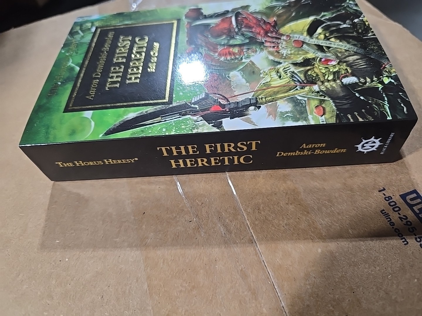 Horus Heresy: the First Heretic by Aaron Dembski-Bowden (2017, Trade Paperback)
