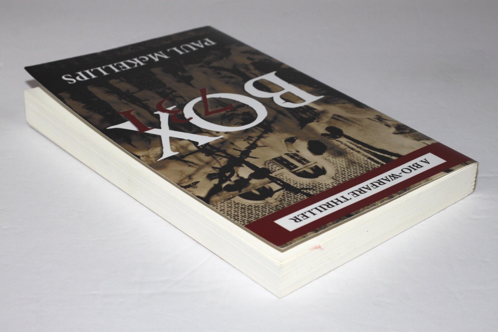SIGNED Box 731 by Paul McKellips (Trade Paperback 2013) Bio Warfare Thriller