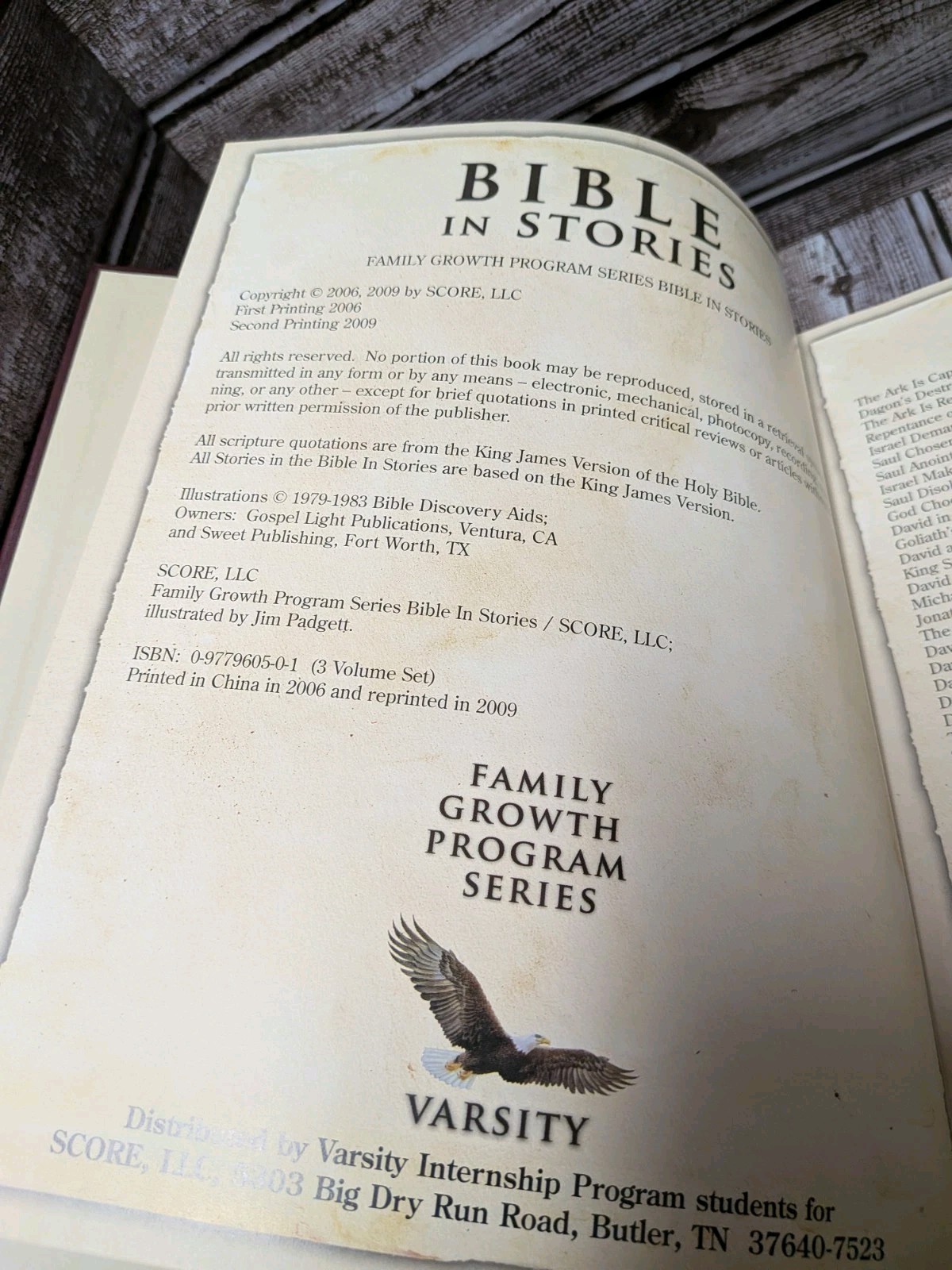 Family Growth Program Series Bible In Stories Vol 1 & 2