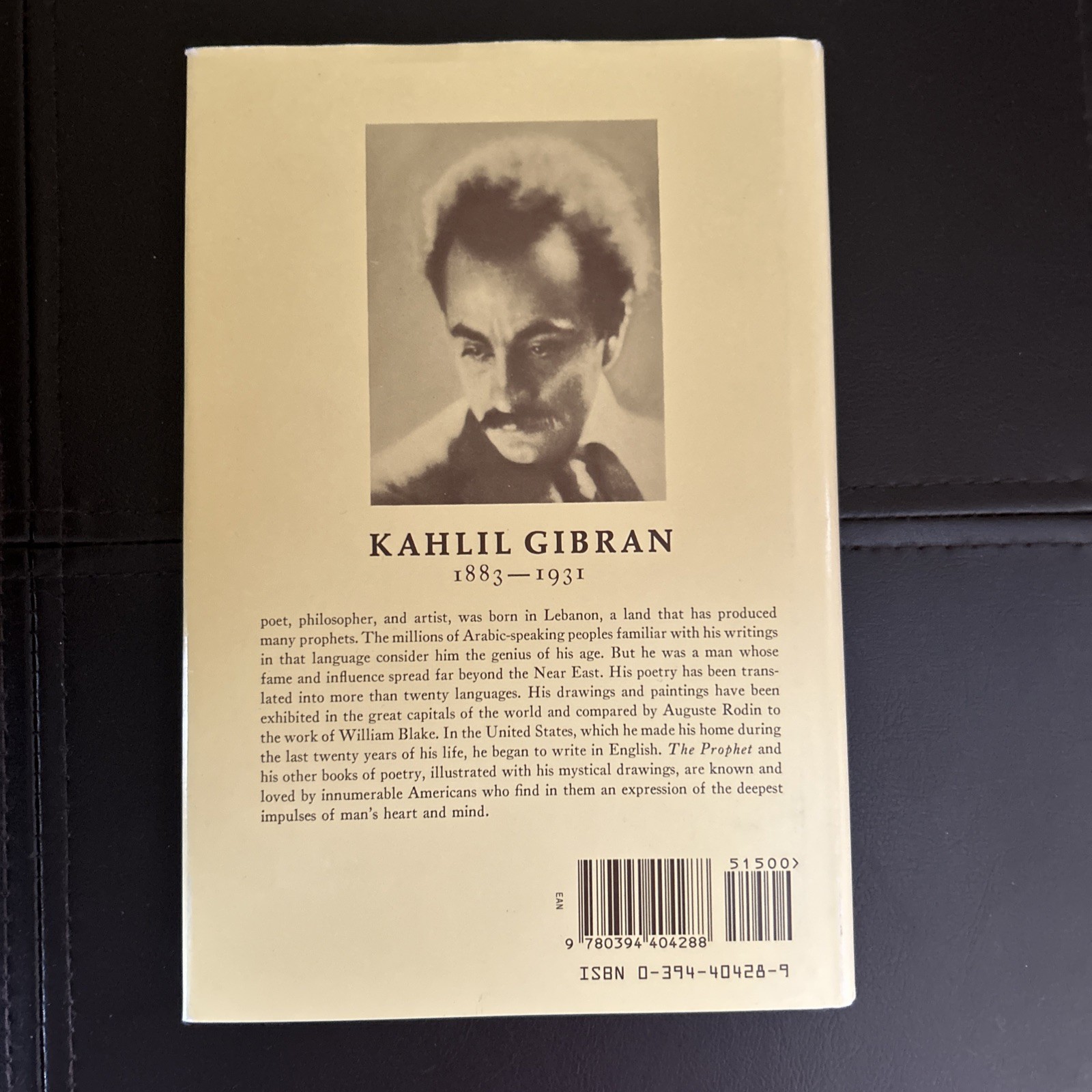 The Prophet (A Borzoi Book) Hardcover – 1923 by Kahlil Gibran 2003