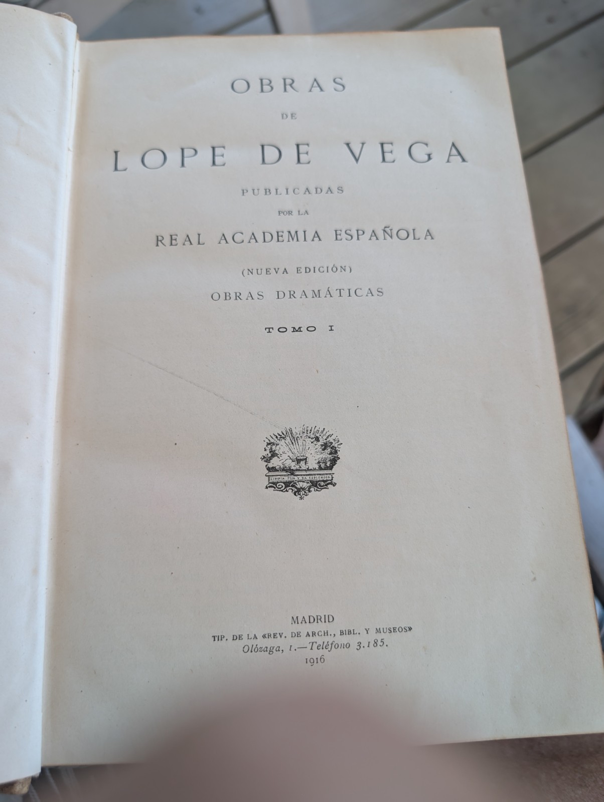 LOPE DE VEGA Obras Dramaticas 13 Leather Bound Volumes 1916-1920 GORGEOUS SET!
