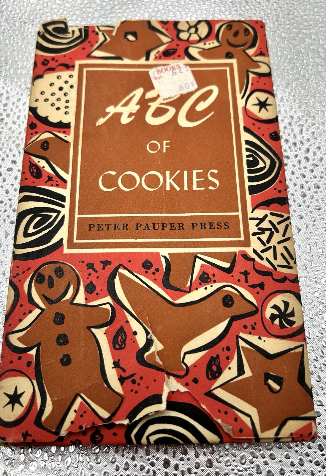 ABC of Cookies by Peter Pauper Press 1961 Hardcover Vintage Baking Book DJ