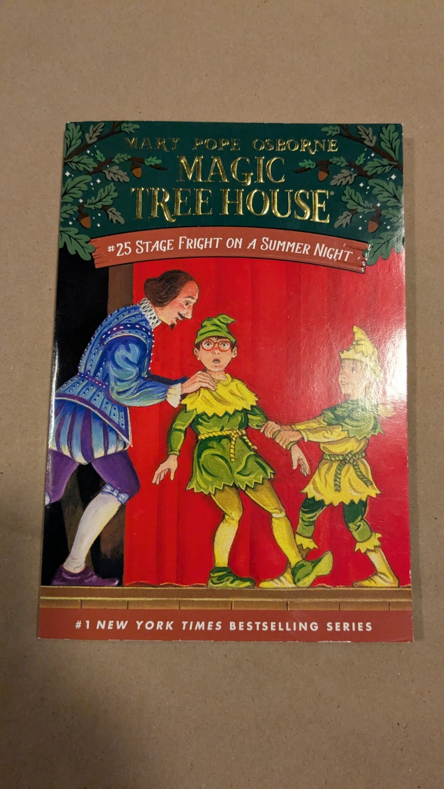 Stage Fright on a Summer Night by Mary Pope Osborne (2002, Trade Paperback)