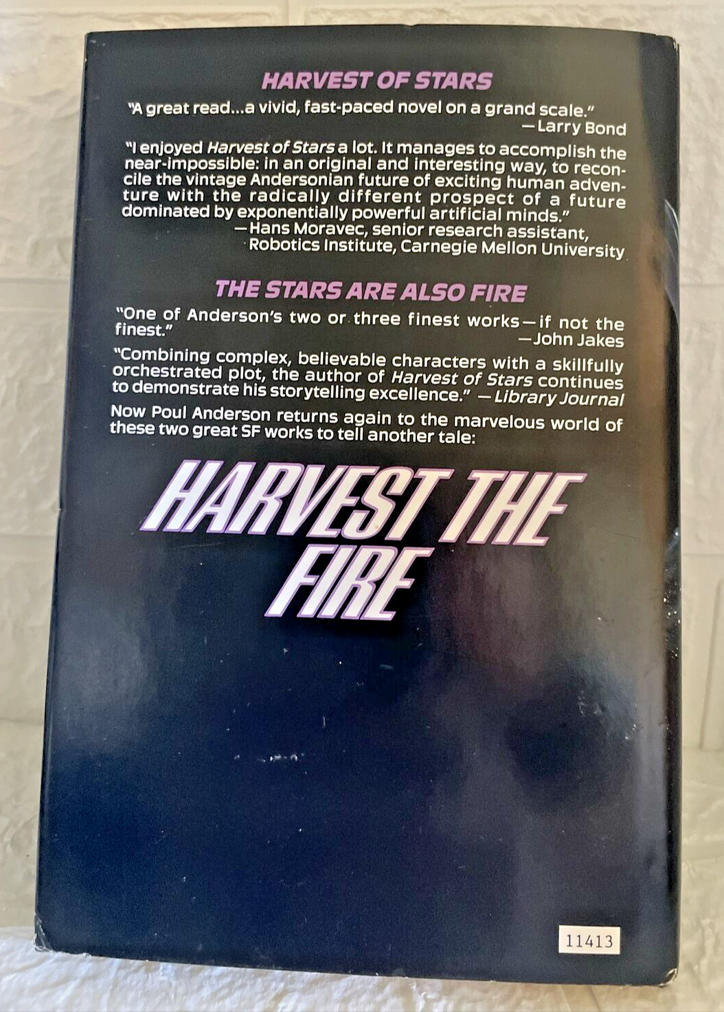 1st POL ANDERSON Harvest the Fire – Part of Harvest the Stars – VGC – FSH!