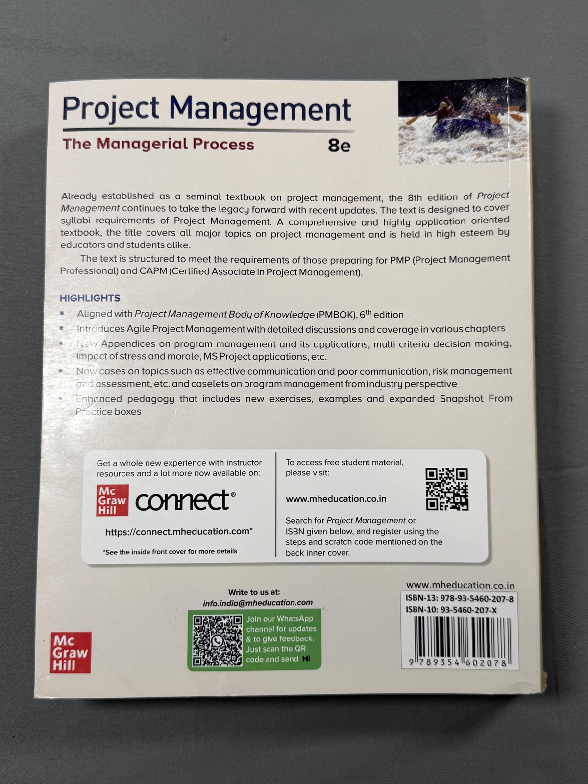 Project Management Managerial Process Larson Gray 8e Riva White Softcover Book
