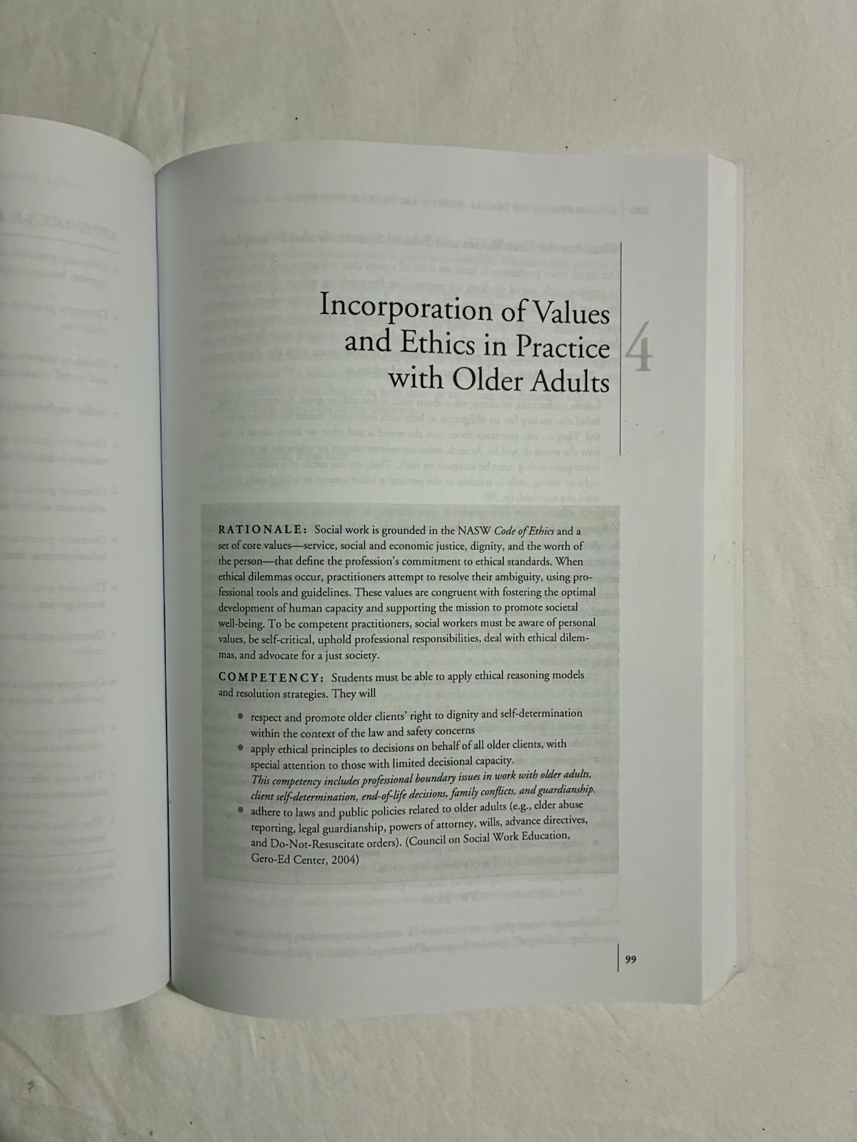 Foundations of Social Work Practice in the Field of Aging (Competency-Based)