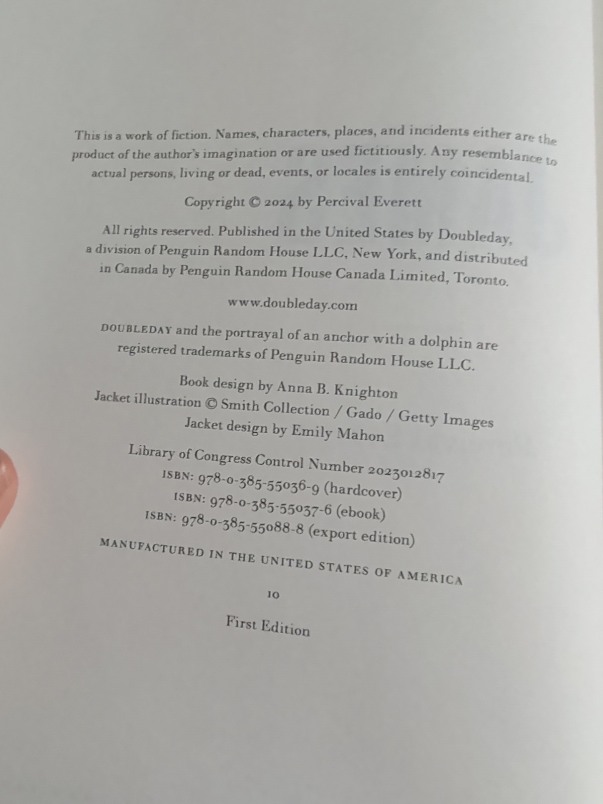 James: A Novel – Hardcover By Everett, Percival – GOOD- First Edition