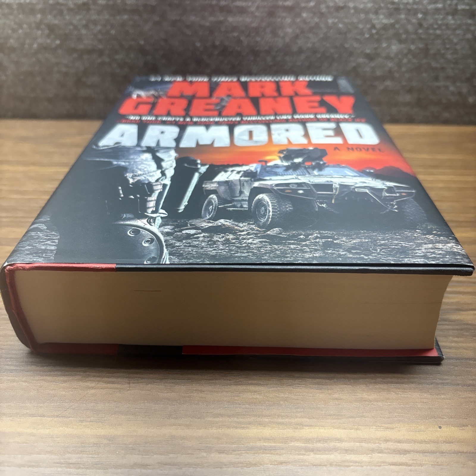Armored by Mark Greaney – 1st Printing Hardcover Dust jacket Novel Action