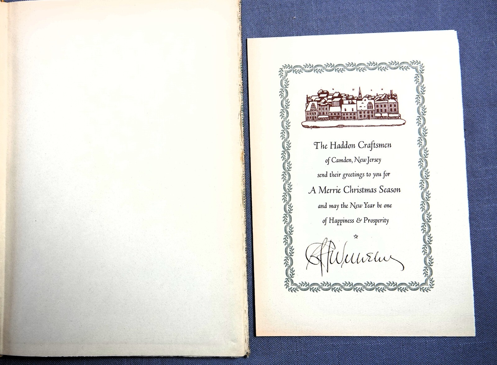 WALT WHITMAN IN CAMDEN PREFACE BY CHRISTOPHER MORLEY 1938 HC LE OF 1100.