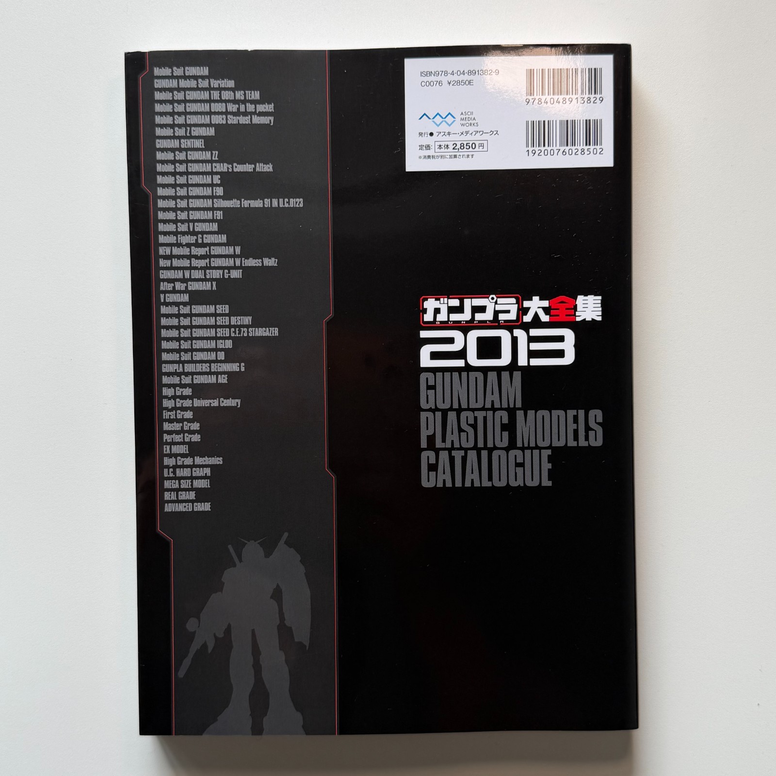 Gunpla Catalog 2013 First Printing Gundam Plastic Model Book Dengeki Hobby