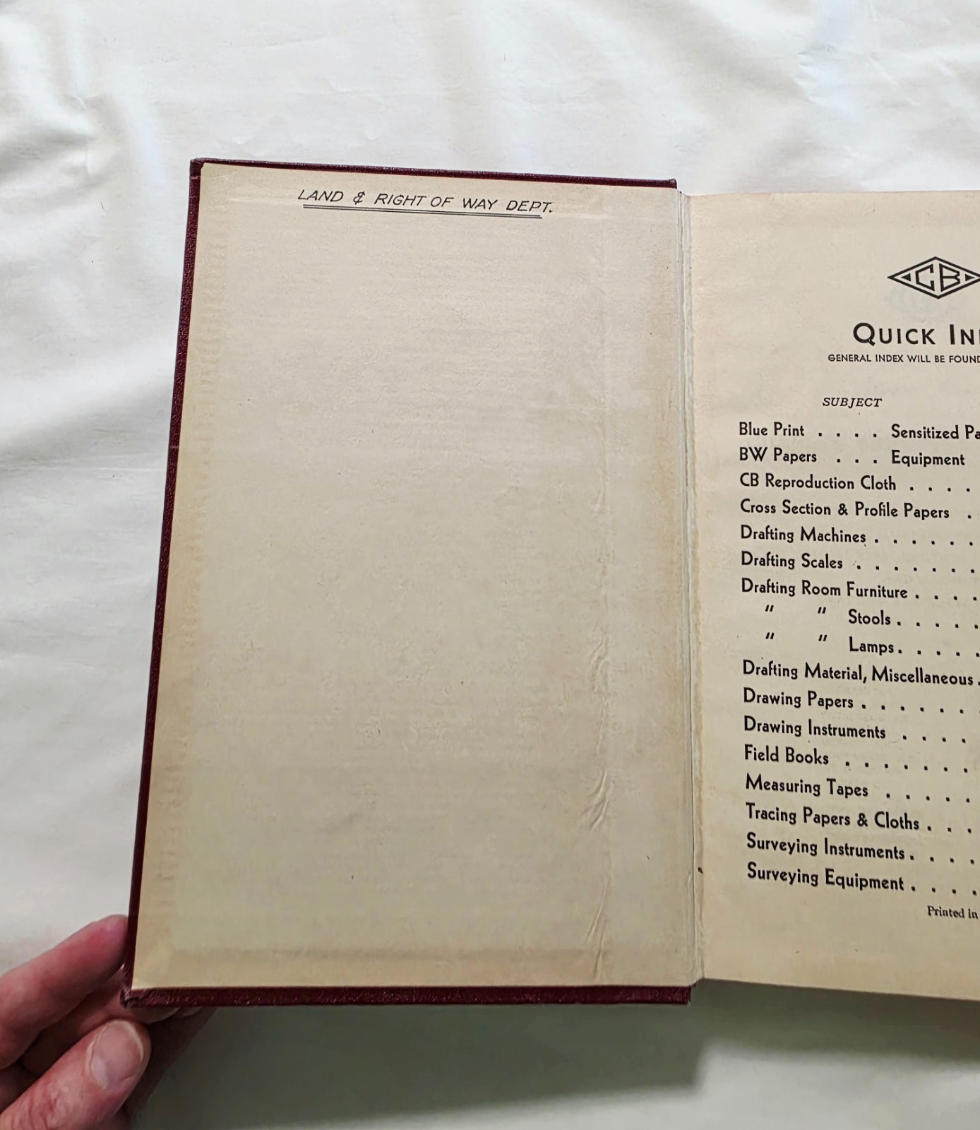Charles Bruning company antique general catalog 13th edition drafting book