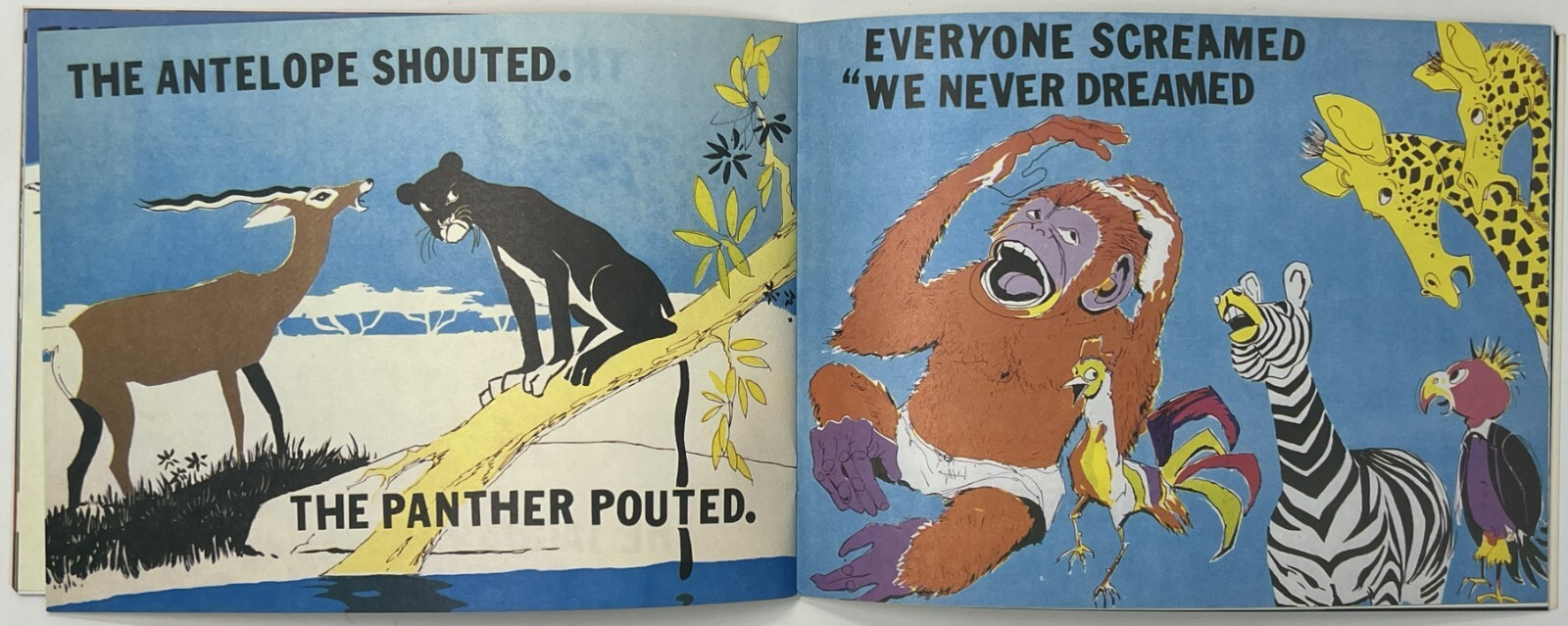 VTG POETRY: SIGNED The Tiger Who Wore White Gloves by Gwendolyn Brooks – 1974 PB