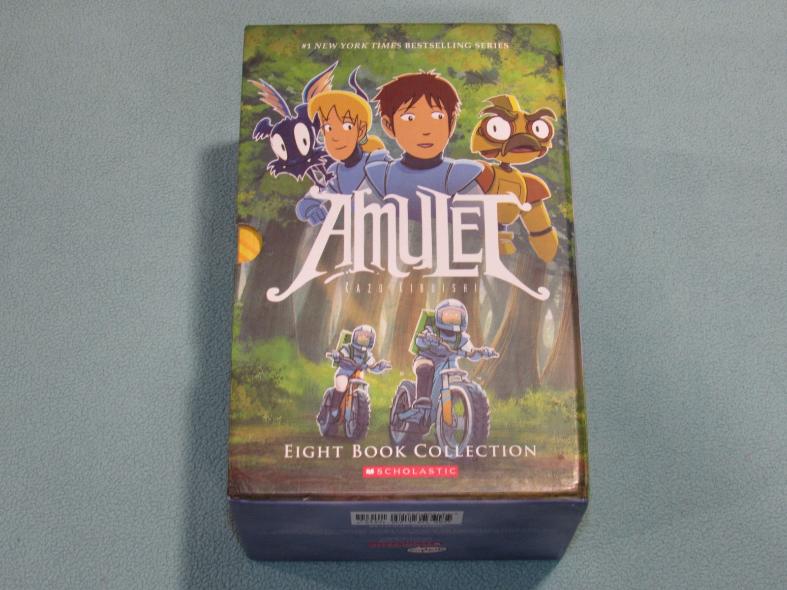 AMULET #1-8 by Kazu Kibuishi (Box Set, 2018) ~1,2,3,4,5,6,7,8~ Trade Paperback