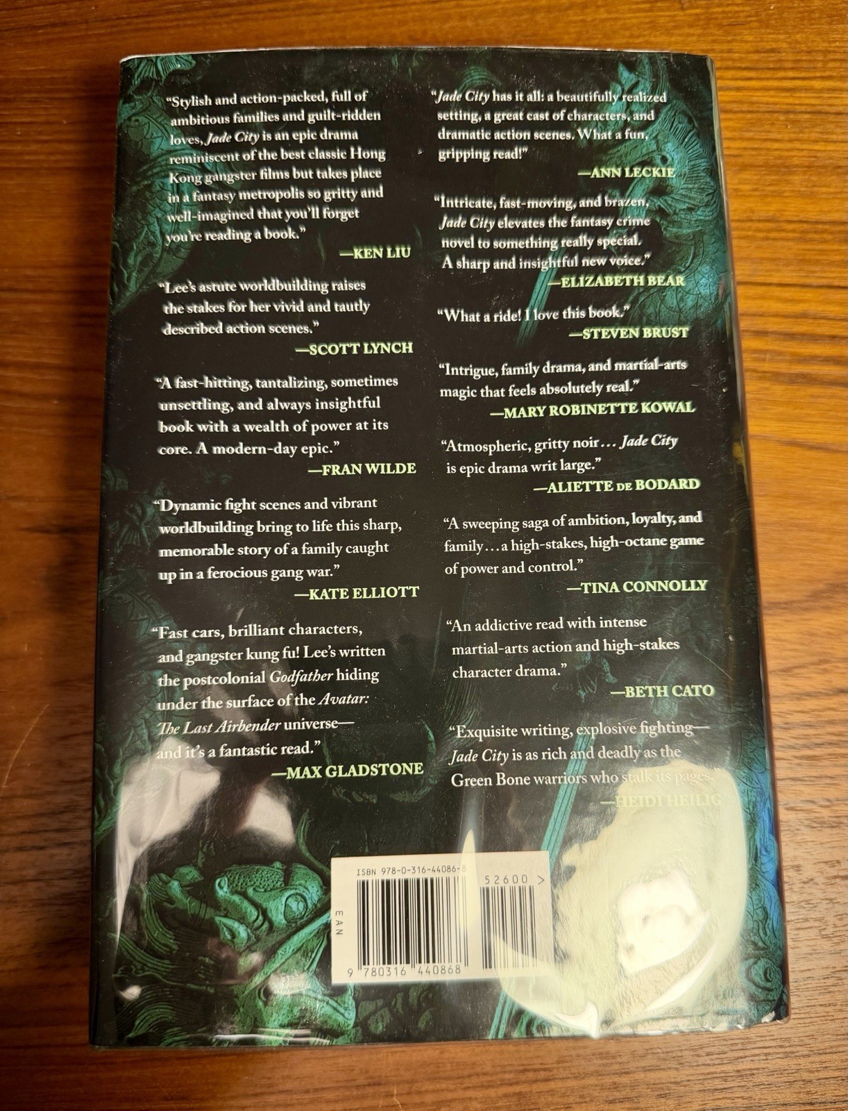 Jade City by Fonda Lee TRUE 1st EDITION/1st PRINTING Hardcover Mylar Ex-Lib NICE