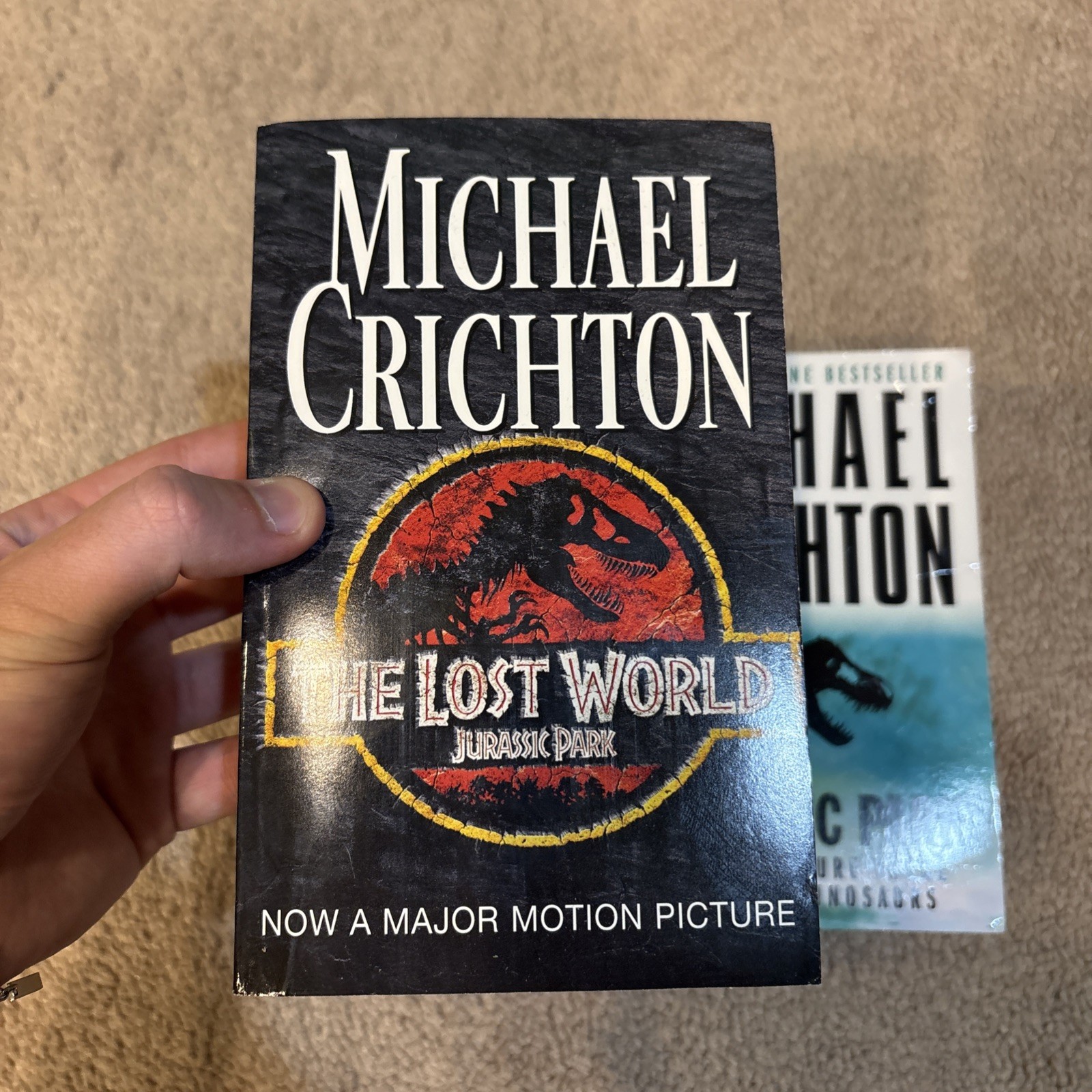 Michael Crichton Jurassic Park 2 Books Collection Set (Jurassic Park, Lost World