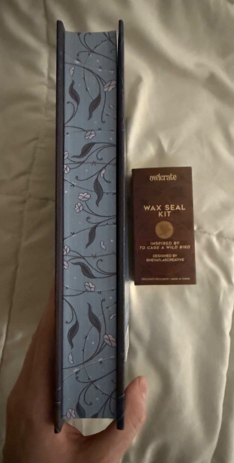 FAIRYLOOT To Cage a Wild Bird by Brooke Fast Signed + Owlcrate Wax Seal Merch