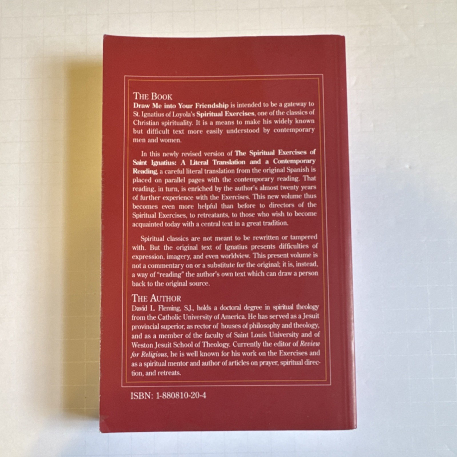 Draw Me into Your Friendship by David L. Fleming, S.J. (Paperback) – A