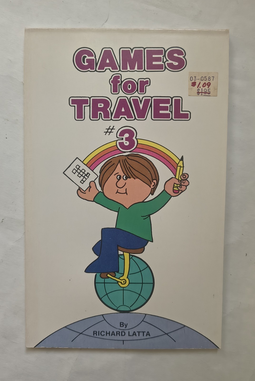 Games for Travel #3 Paperback Richard Latta (1987, PB) HTF Unmarked