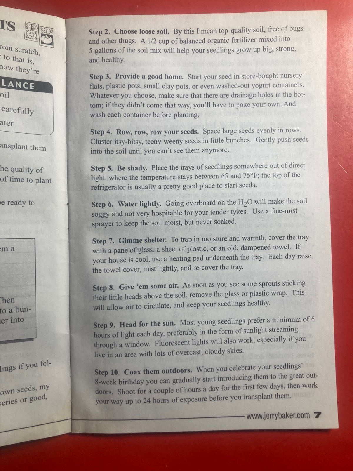 Jerry Baker’s Kitchen Garden 201 Terrific Tips 2001 34 PAGES