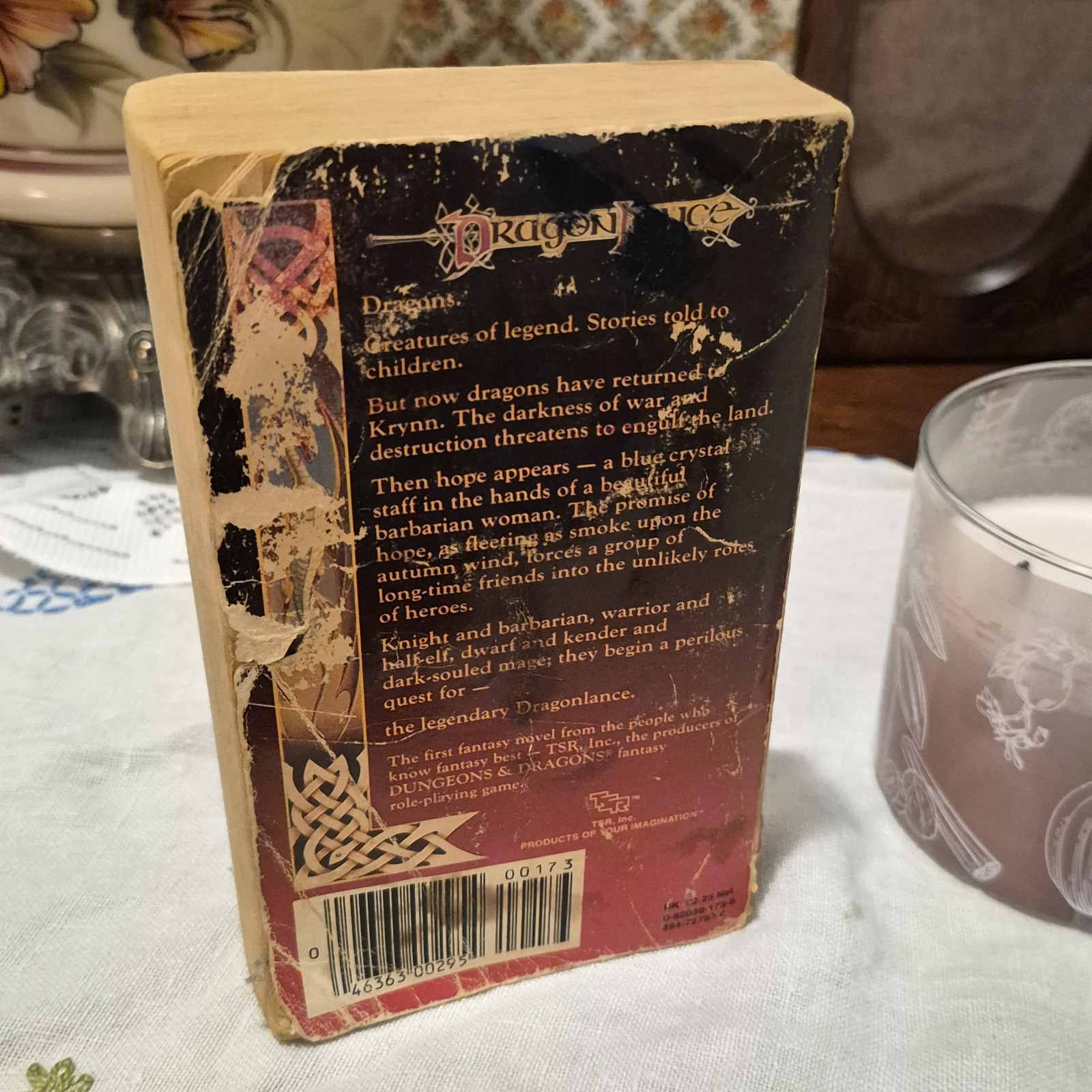 1984 Dragons of Autumn Twilight Dragonlance Chronicles Vol 1 FIRST PRINTING TSR