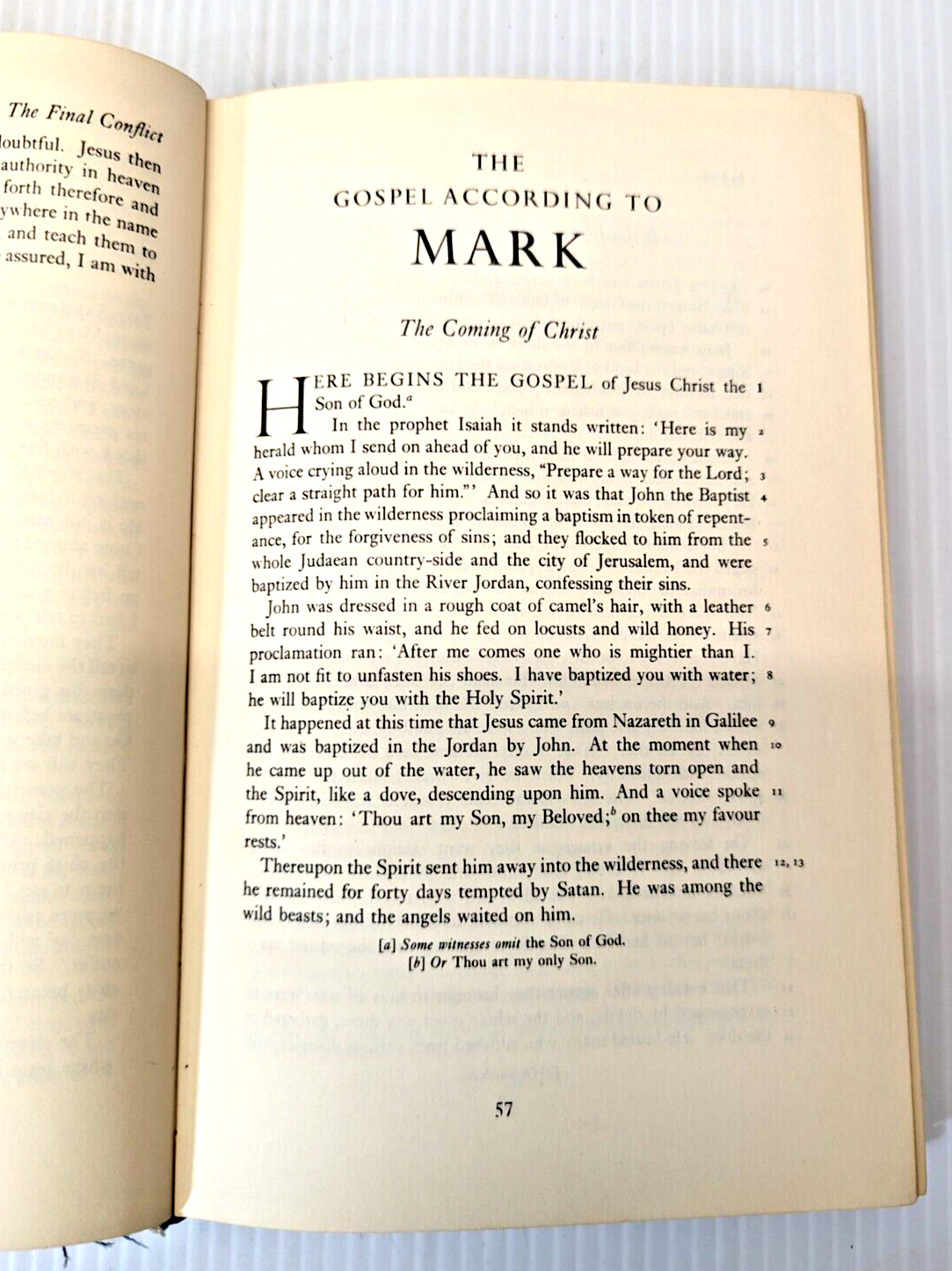 The New English Bible New Testament 1961 Oxford Press Cambridge Hardcover 6×9.25