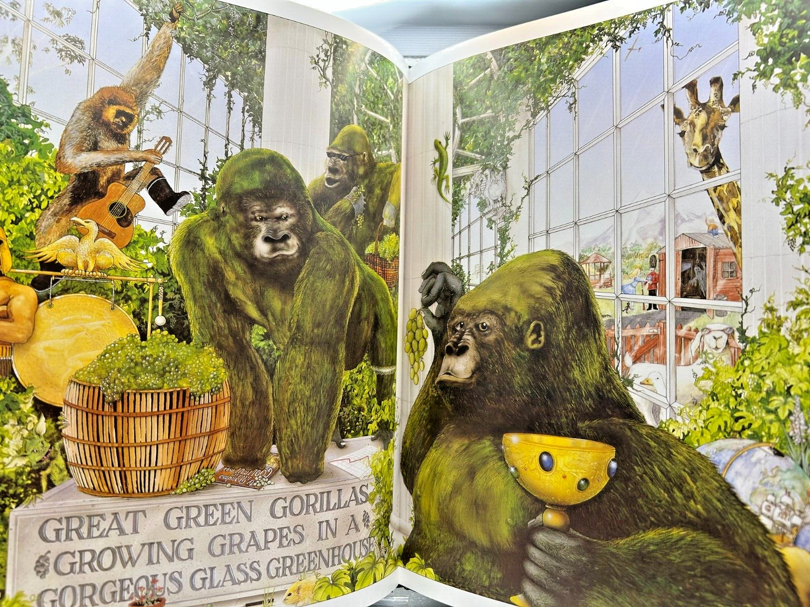 Animalia by Graeme Base Hardcover 1986 Classic Kids ABC Book VG Abrams