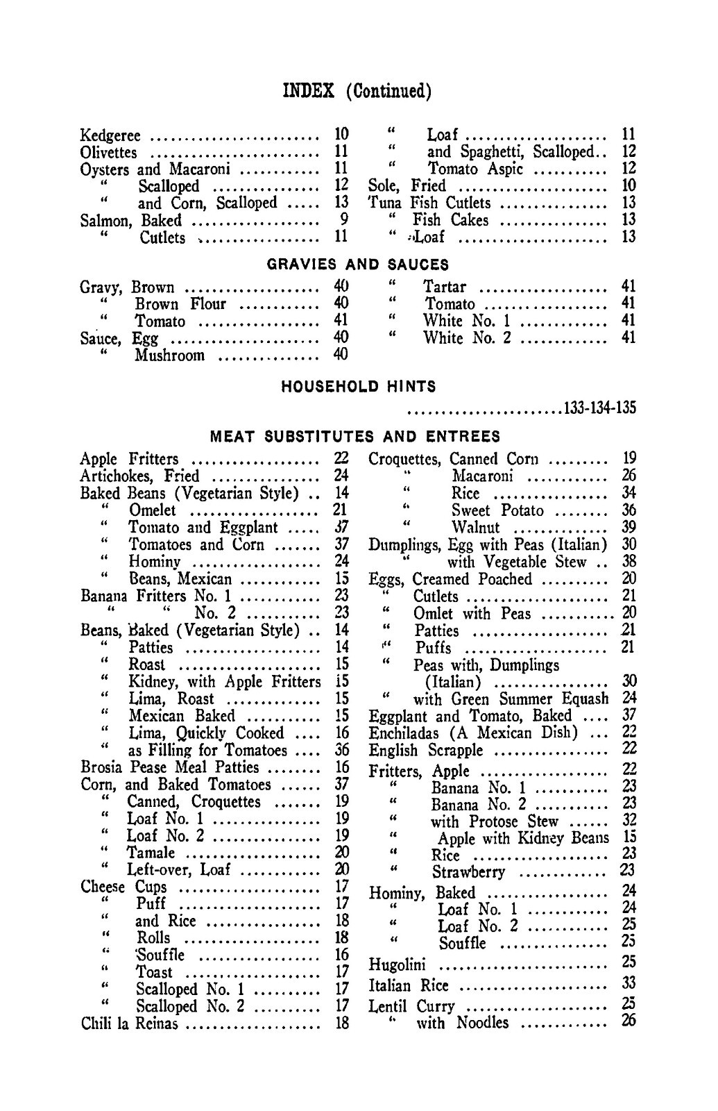 1910 Modern Meatless Cook Book 145 Pages