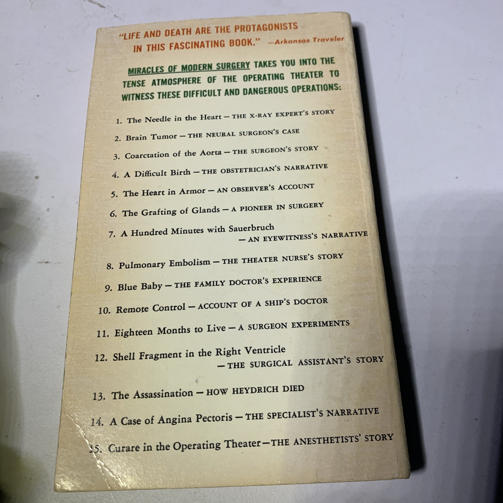 Miracles of Modern Surgery E.H. G. Lutz Paperback 1956 Vintage #12