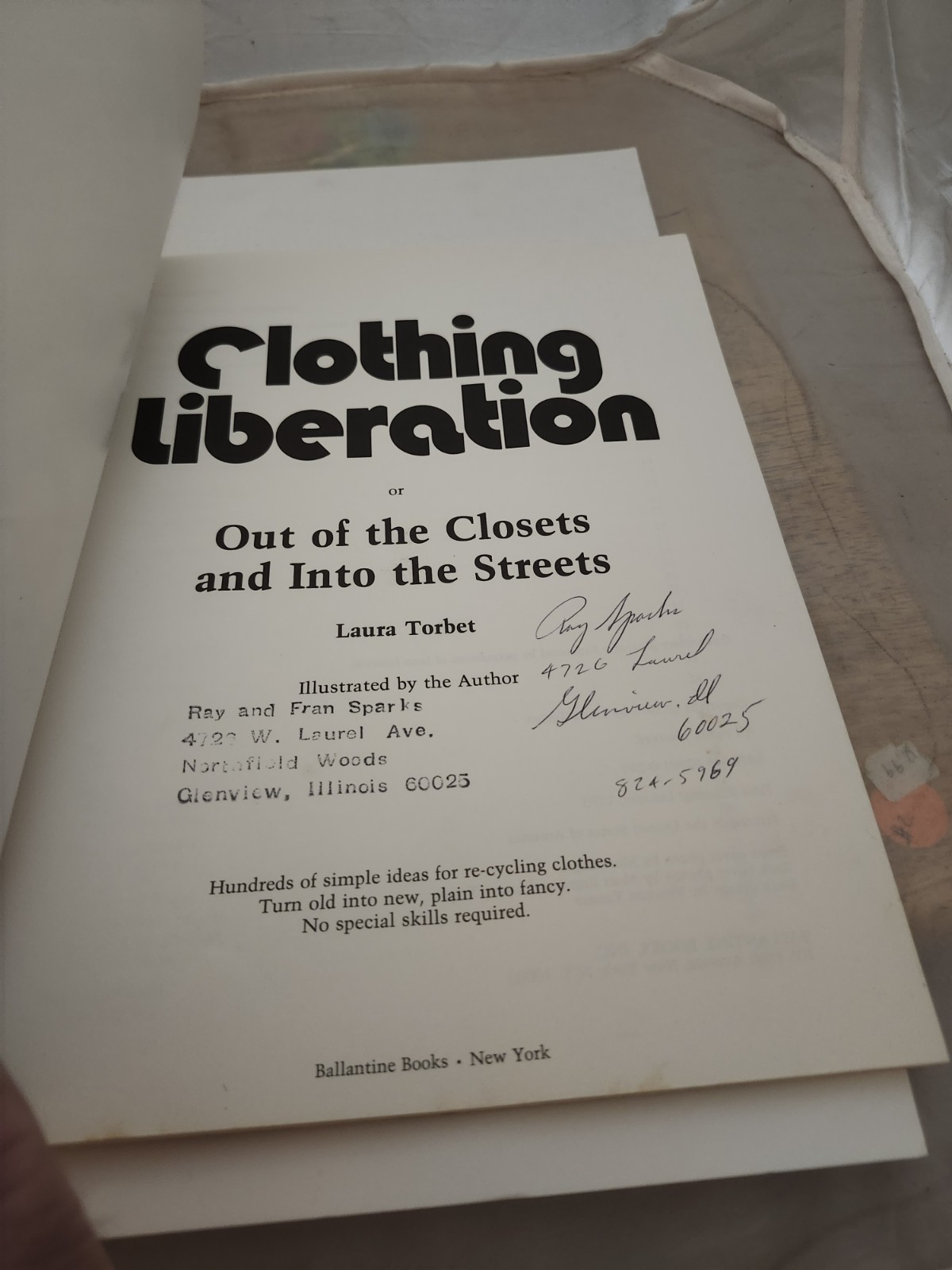 Clothing Liberation or Out of the Closets and Into the Streets Laura Torbet 1973