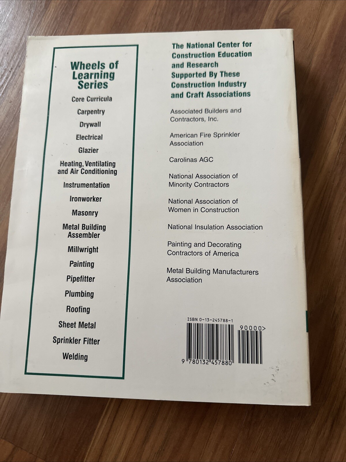 Millwright Level 2 Trainee Guide Binder, by NCCER – Wheels of Learning 1993 PB