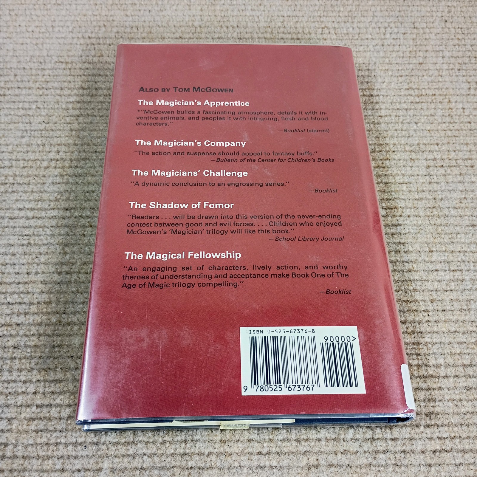 A Trial of Magic by Tom McGowen – The Age of Magic Trilogy Book Two Hardcover