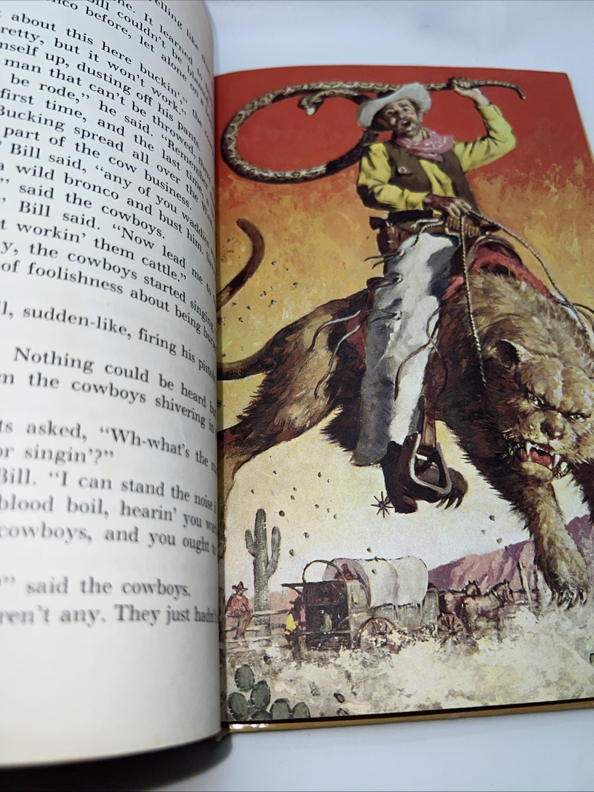 VTG Pecos Bill and Other Tales 1958 Golden Press HC Irwin Shapiro Al Schmidt Art