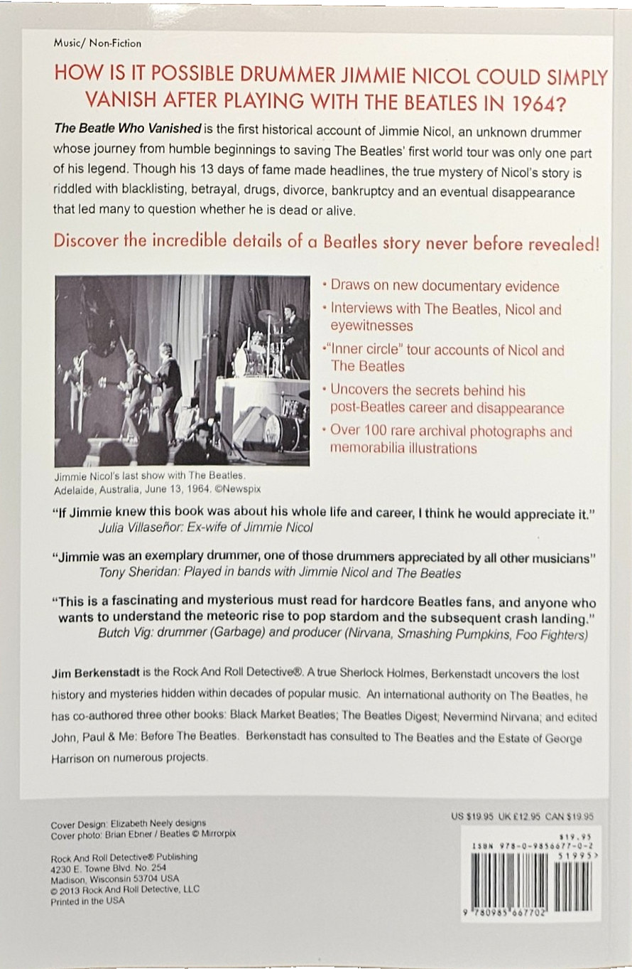 The Beatle Who Vanished – Signed, First Edition