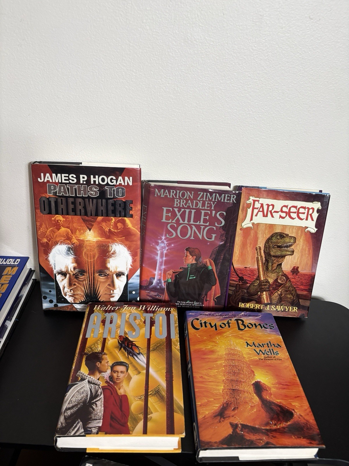Vintage 90s Science Fiction Book Lot of 12 Hardcover Sci-Fi & Fantasy