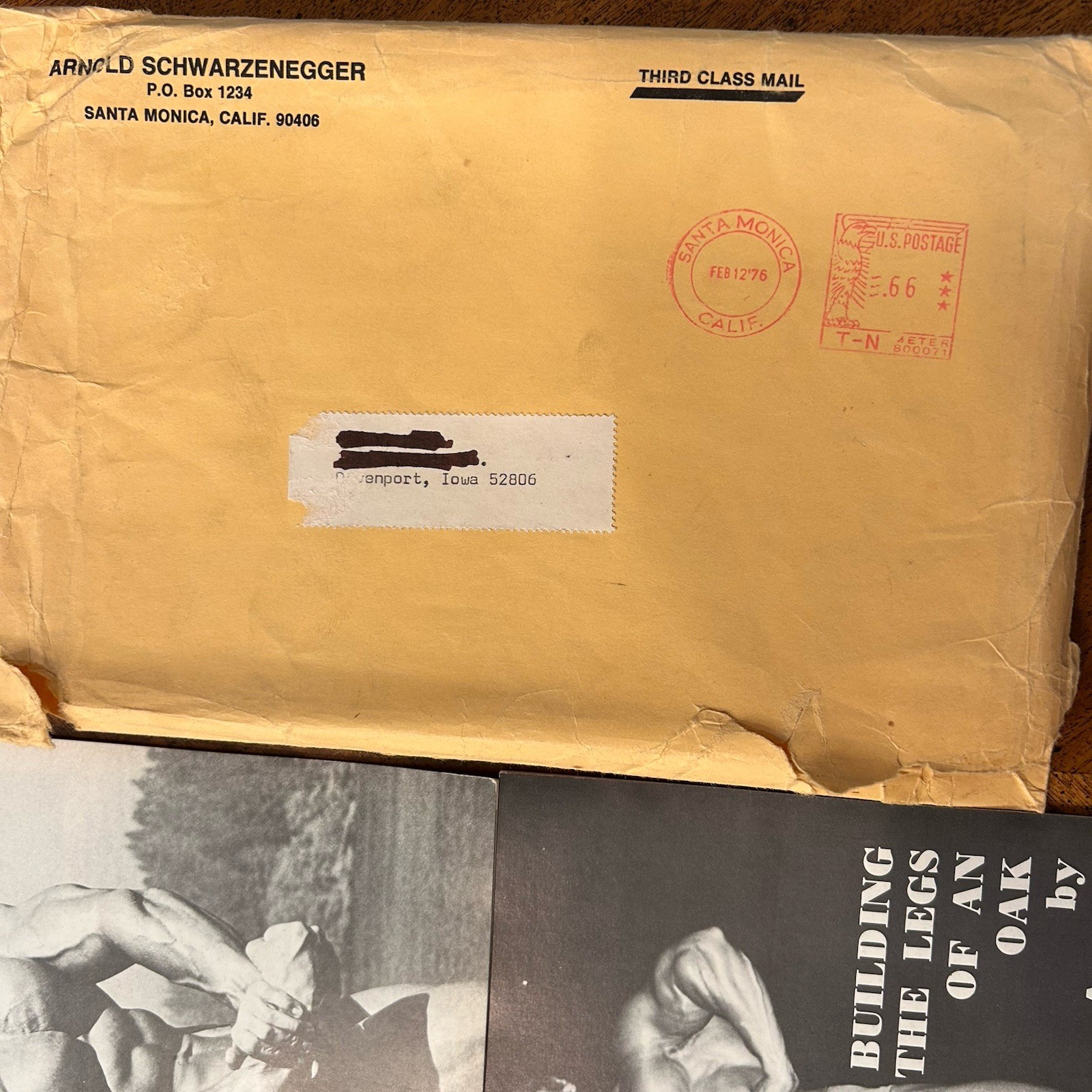 Rare Set Collection of Arnold Schwarzenegger Lot of 10 Arnold Strong w/envelope