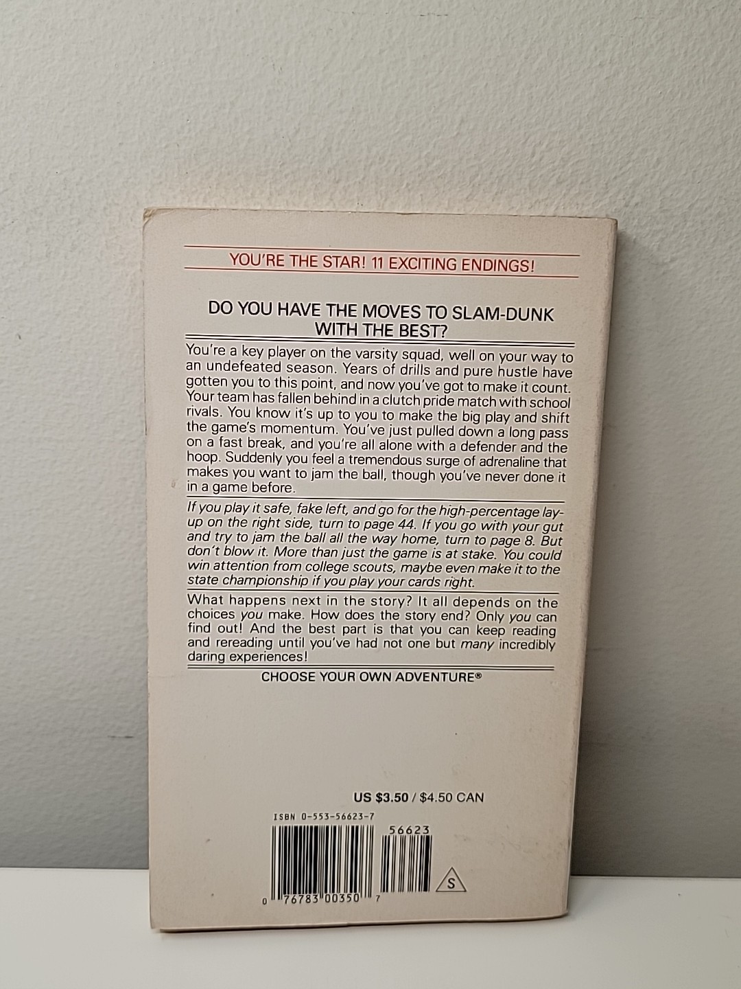 SKY-JAM! Choose Your Own Adventure book 158 Packard 1995 1st printing paperback
